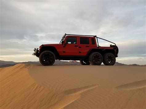 Hellcat Engined Jeep Wrangler 6x6 Pickup Truck Is Out Of This World