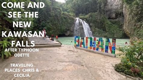 Come And See The New Kawasan Falls After Typhoon Odette YouTube