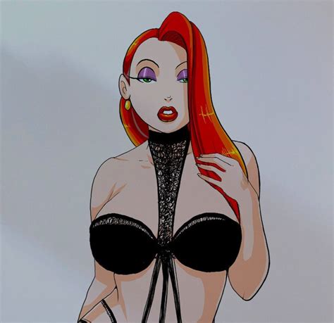 Jessica Rabbit Femme Fatale Pin Up Art Print 8 5x11 Etsy