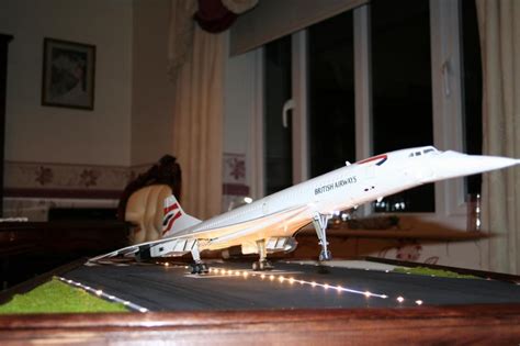 Concorde 172 Scale Model Diorama Aircraft Modeling Model Airplanes