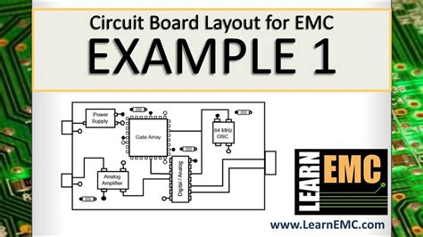 Circuit Board Layout For Emc Example 1 Youtube