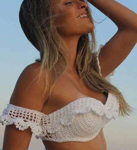 169 Best Images About Bikini Crochet On Pinterest Yellow Bikini Bottoms Triangle Bikini Top