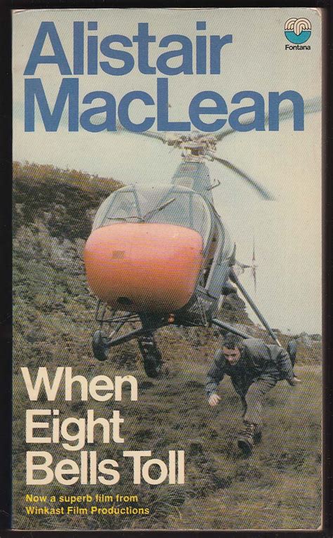 Alistair MacLean: When Eight Bells Toll movie tie-in pb 1971