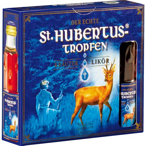 St Hubertus Tropfen 30 4x0 02l Kräuter Spirituosen Getränke