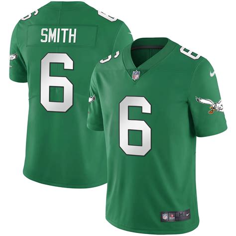 DeVonta Smith Men's Philadelphia Eagles Kelly Green Gold Jersey - NFL