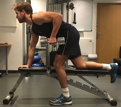 arm dumbbell row  physio