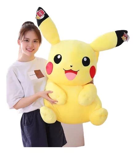 Almofada de boneca de brinquedo grande Pok É Mon Pikachu 70 cm cor 70