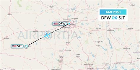 AMF2360 Flight Status Ameriflight: Dallas to San Angelo