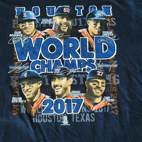 Houston Astros 2017 World Series Championship Shirt - Gem