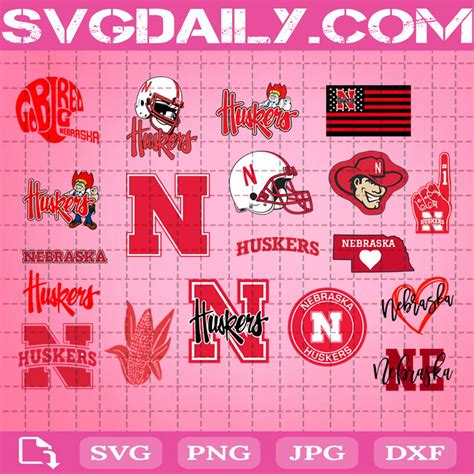 Nebraska Huskers Ncaa Svg Bundle Svgdaily Daily Free Premium Svg Files