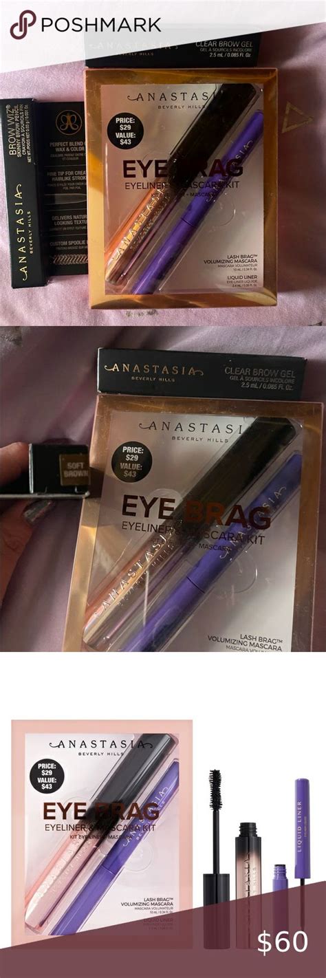 Anastasia Beverly Hills 5 Piece Set All Nib Mascaraeyelinerbrow Gel