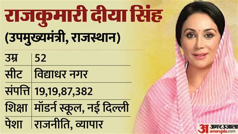 Deputy Cm Diya Singh Oath Rajasthan Deputy Chief Minister Diya Kumari