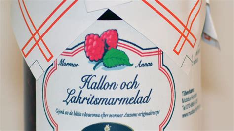 Hallon Lakritsmarmelad 200g Local Food Nodes