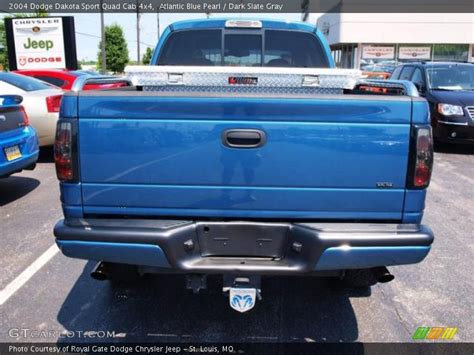 2004 Dodge Dakota Sport Quad Cab 4x4 In Atlantic Blue Pearl Photo No 31724560