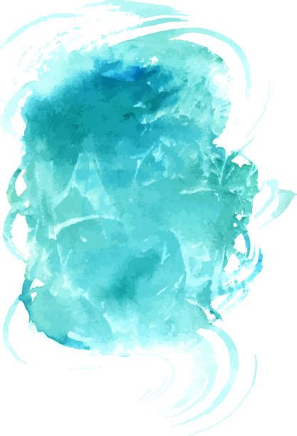 Teal Watercolor Splash stock vectors - iStock