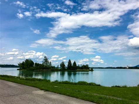 Lake Forggensee,Allgaeu,Bavaria,Germany Stock Image - Image of ...