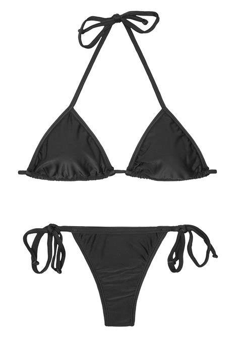 Thong Bikini Rio De Sol PRETO MICRO Brazilian Bikini Shop