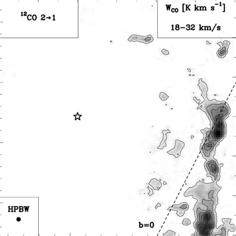 The Intensity Map Of Co J Integrated Over A The V Lsr Range