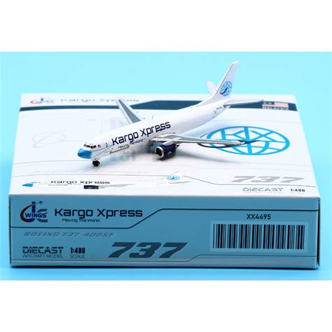 XX4495 Alloy Collectible Plane Gift JC Wings 1 400 Kargo Xpress