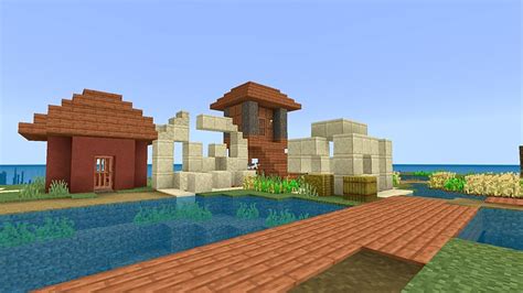 Village and Ocean Ruins Survival Island (Seed: -6204932813371983726 ...