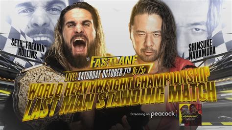 WWE Fastlane 2023 Seth Freakin Rollins Vs Shinsuke Nakamura Last