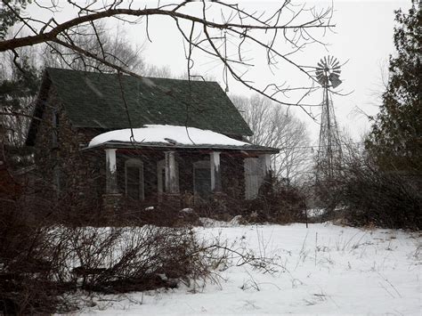 Old Farm In Snowstorm Photograph By Linda Kerkau Fine Art America