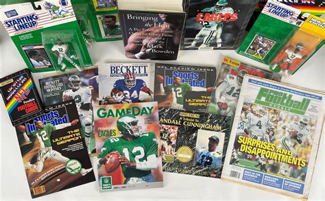 Lot Detail S S Philadelphia Eagles Randall Cunningham