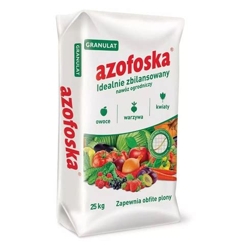 Nawóz Azofoska Granulat Pojemność worka 5 kg