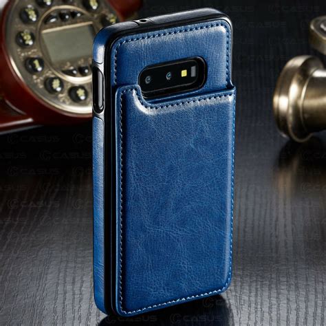 2021 Luxury Shockproof Armor Leather Wallet Magnet Flip Case For