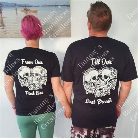 Skull Lovers Svg Dead Skeleton Love Svg Gothic Heart Decal Shirt