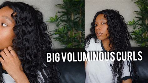 How To Big Voluminous Curls Ft Evas Wigs Youtube