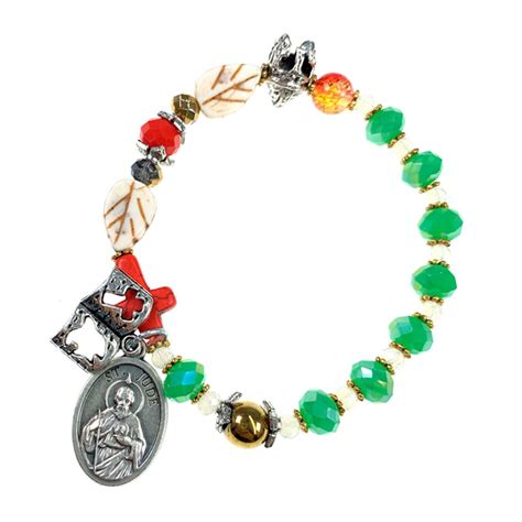 Brazalete San Judas Tadeo Flor De Lis