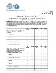 Fragebogen CU Q2OL doc UniversitätsKlinikum Heidelberg CU Q2oL