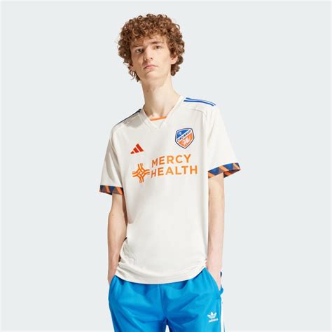 adidas FC Cincinnati 24/25 Away Jersey - White | Free Shipping with ...