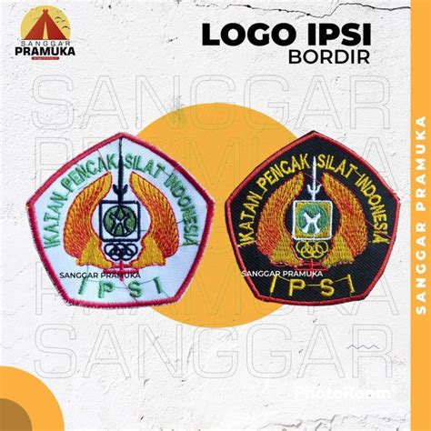 Logo IPSI / Badge Ikatan Pencak Silat Indonesia / Ipsi Hitam / Ipsi ...