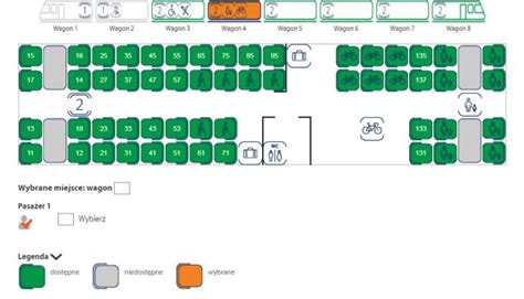 Pkp Intercity Wprowadza Wyb R Miejsca W Poci Gu Na Schemacie Wszystko