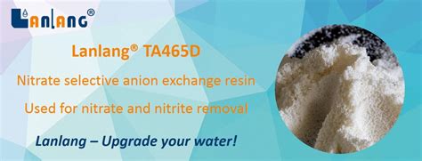 Ion Exchange For Nitrate Removal Faq Taiyuan Lanlang Technology