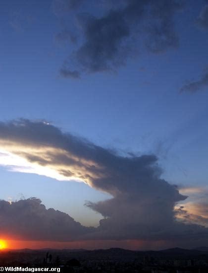 Picture: Sunset over Antananarivo (Tana)