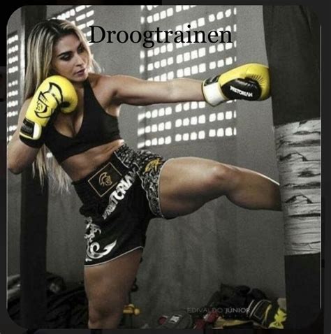 Droog Trainen Academie Kickboxing Workout Women Karate Boxing Girl