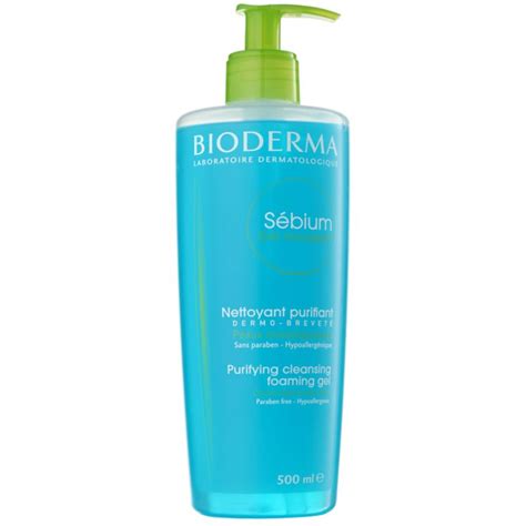 Bioderma Sébium Gel Moussant gel nettoyant pour peaux mixtes et