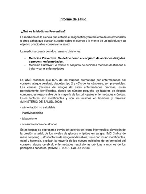 Informe De Salud Feria Obesidad Hipertensión Prueba Gratuita De