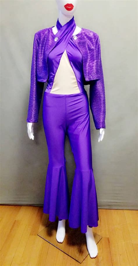 MADE TO ORDER Selena Quintanilla Inspired Purple Jumpsuit With Etsy