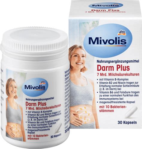 Mivolis Darm Plus Kapseln 30 St 10 g dauerhaft günstig online kaufen