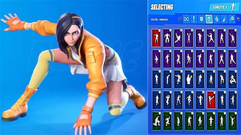 🔥 Rox Skin Showcase With All Fortnite Dances And Emotes 😱 Youtube