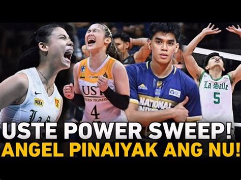 Uste Sweep St Elims Round Poyos Canino Mvp Contender Aringo Binuhat