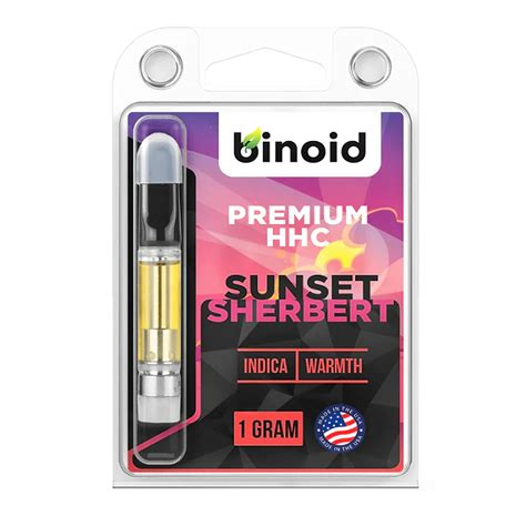 Binoid Hhc Vape Cartridge Sunset Sherbert Leafly