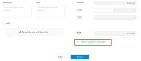 Membuat Invoice Pembelian Beserta Uang Muka Beecloud Bee Id