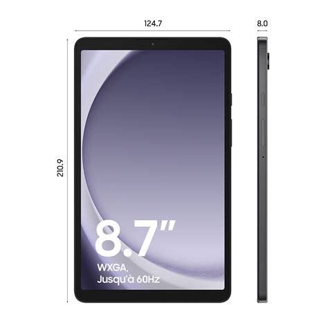 Samsung Galaxy Tab A9 8 7 SM X110 64 Go Graphite Wi Fi Tablette