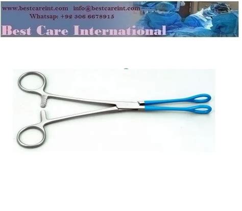 Gynecology Surgical Ring Forceps With Leep Coated Buy Foerster