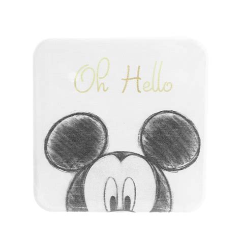 Mickey Mouse Collection Water Absorbent Diatomite Mat Square Miniso